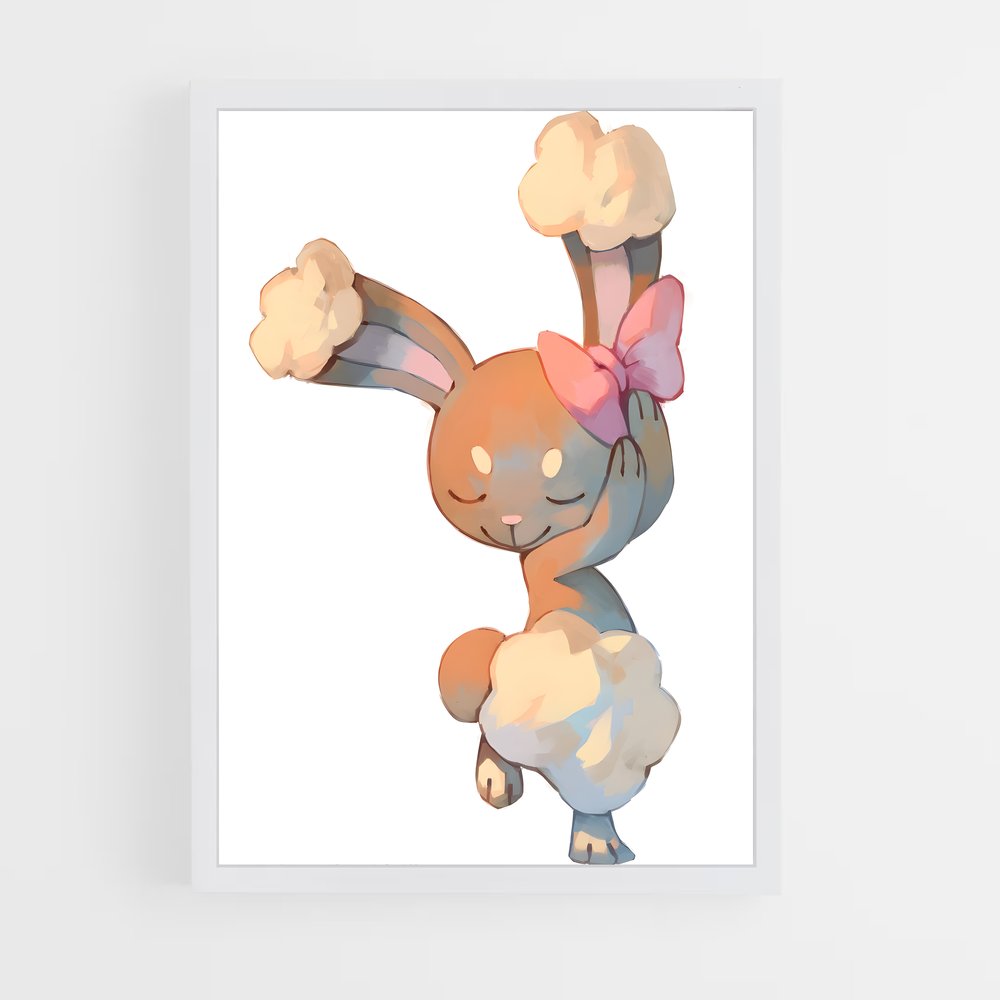 Poster Buneary Bowtiful – affiche Pokemon (vue 3)