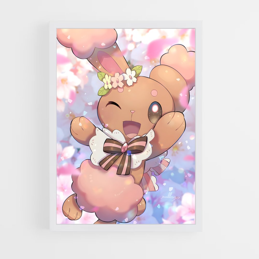 Poster Buneary Chic – affiche Pokemon (vue 3)