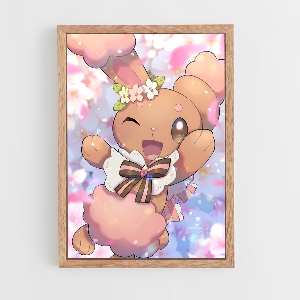 Poster Buneary Chic – affiche Pokemon (vue 4)