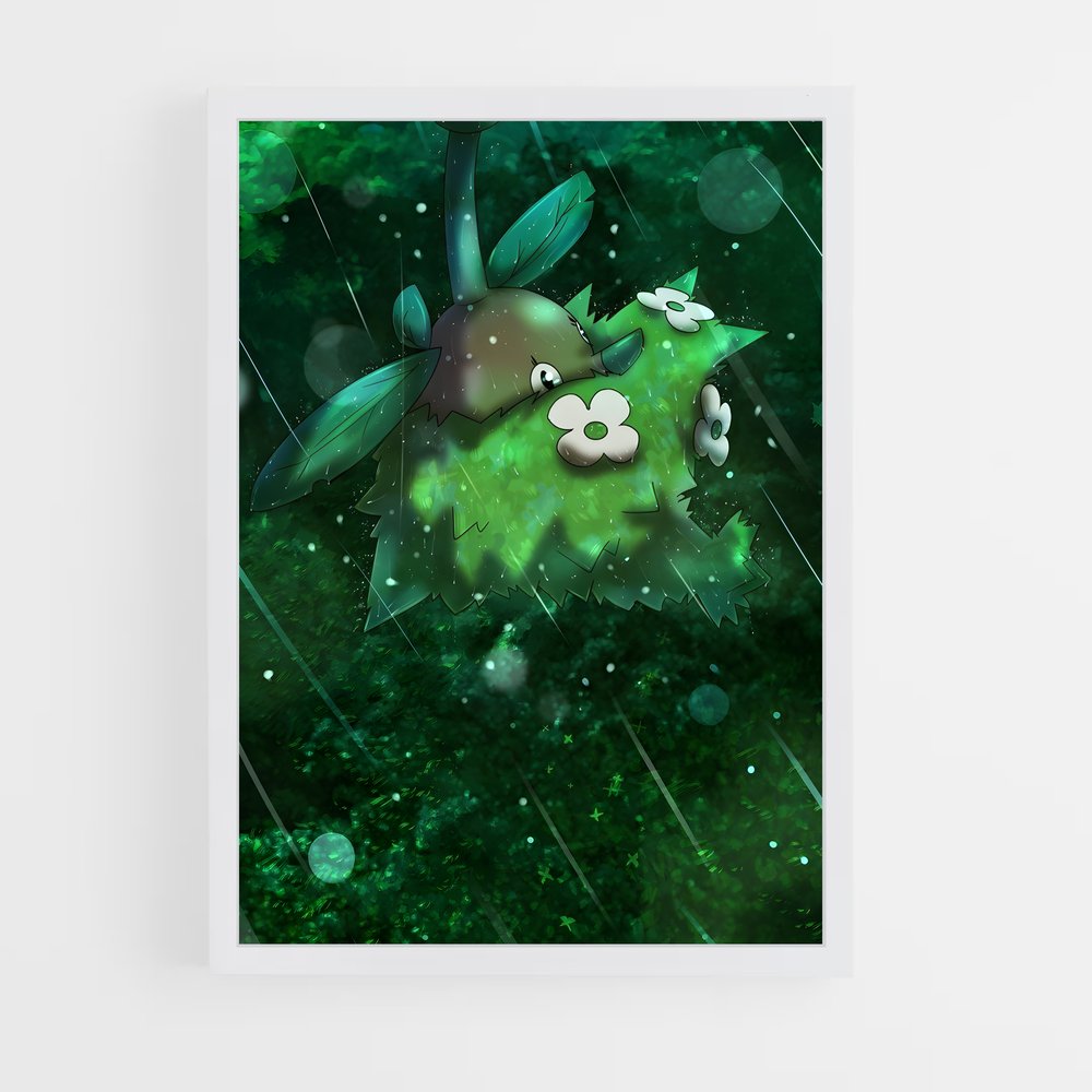Poster Burmy Verdoyant – affiche Pokemon (vue 3)