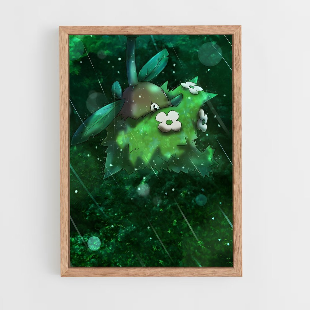 Poster Burmy Verdoyant – affiche Pokemon (vue 4)
