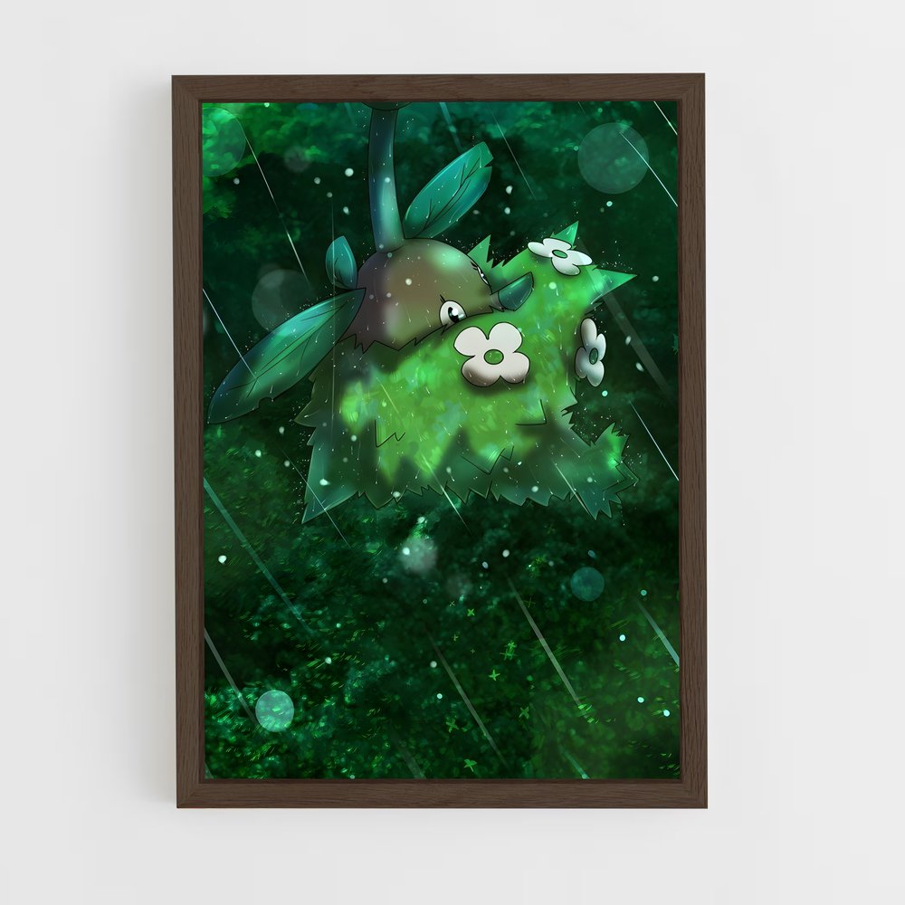 Poster Burmy Verdoyant – affiche Pokemon (vue 5)