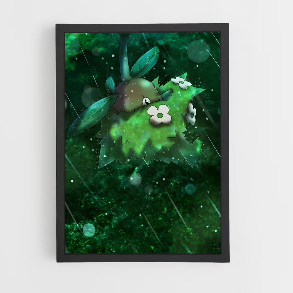 Poster Burmy Verdoyant – affiche Pokemon (vue 2)