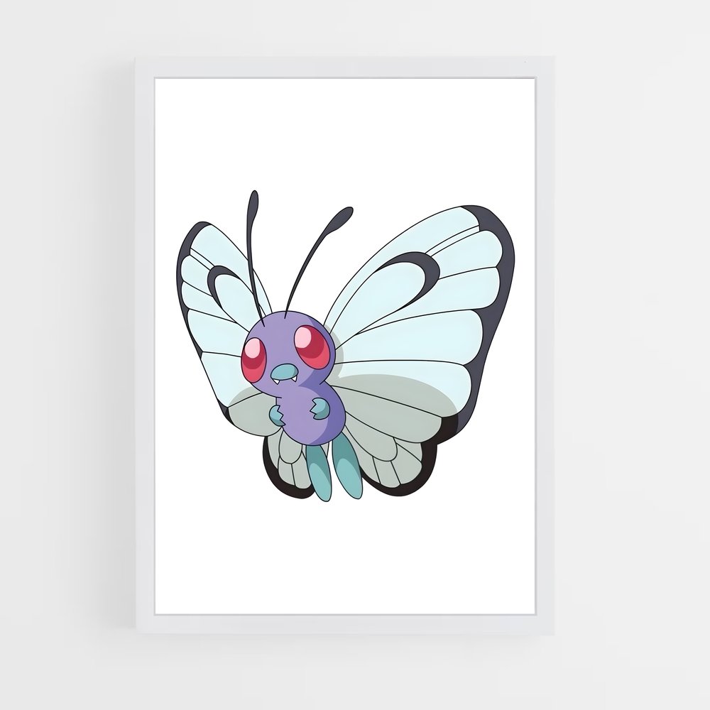 Poster Papillon Énigmatique – affiche Pokemon (vue 3)