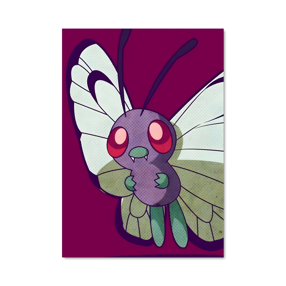 Poster Papillon Magique – affiche Pokemon