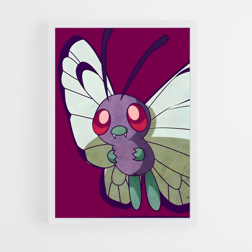 Poster Papillon Magique – affiche Pokemon (vue 3)