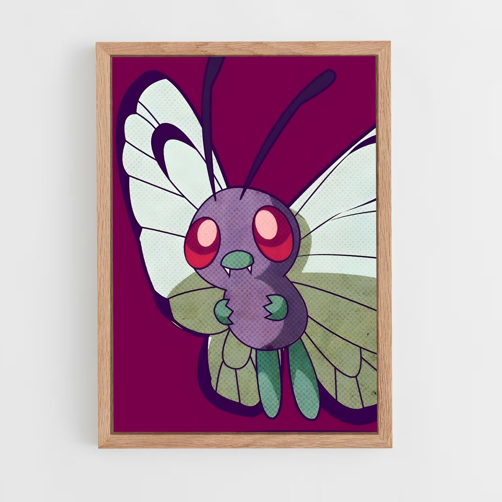 Poster Papillon Magique – affiche Pokemon (vue 4)