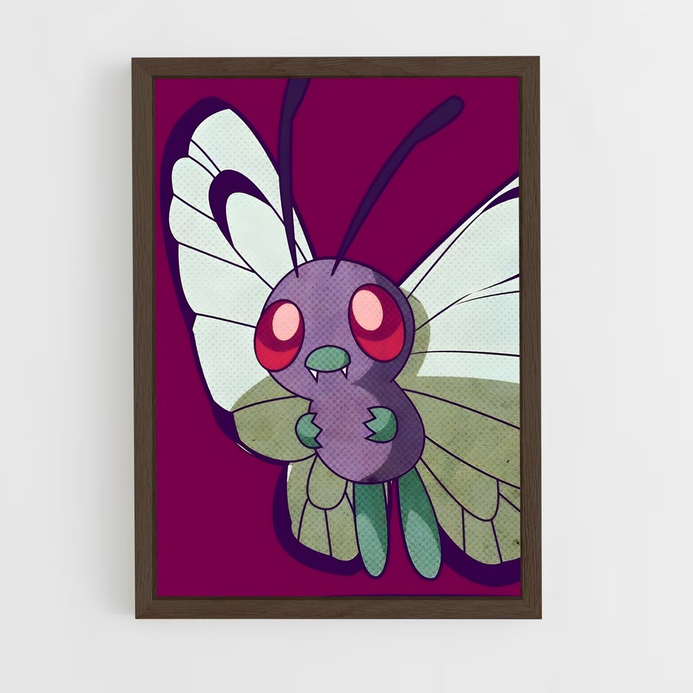 Poster Papillon Magique – affiche Pokemon (vue 5)