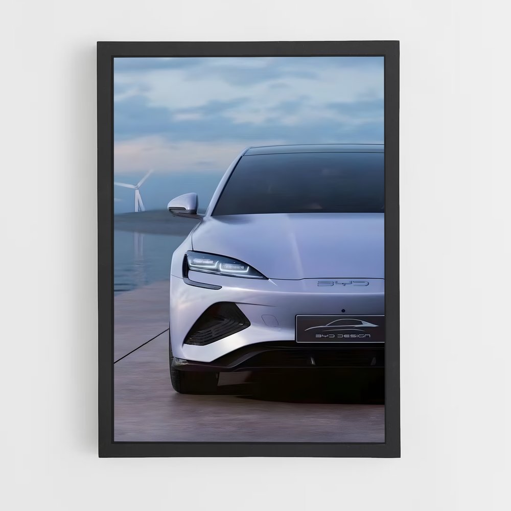 Poster Tesla I-D – affiche BYD (vue 2)