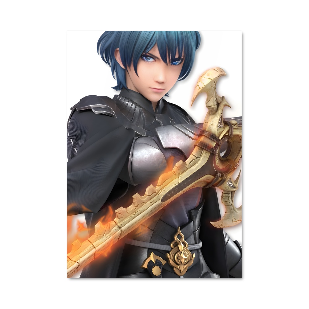Poster Byleth, Héros des Élus – affiche Super Smash Bros