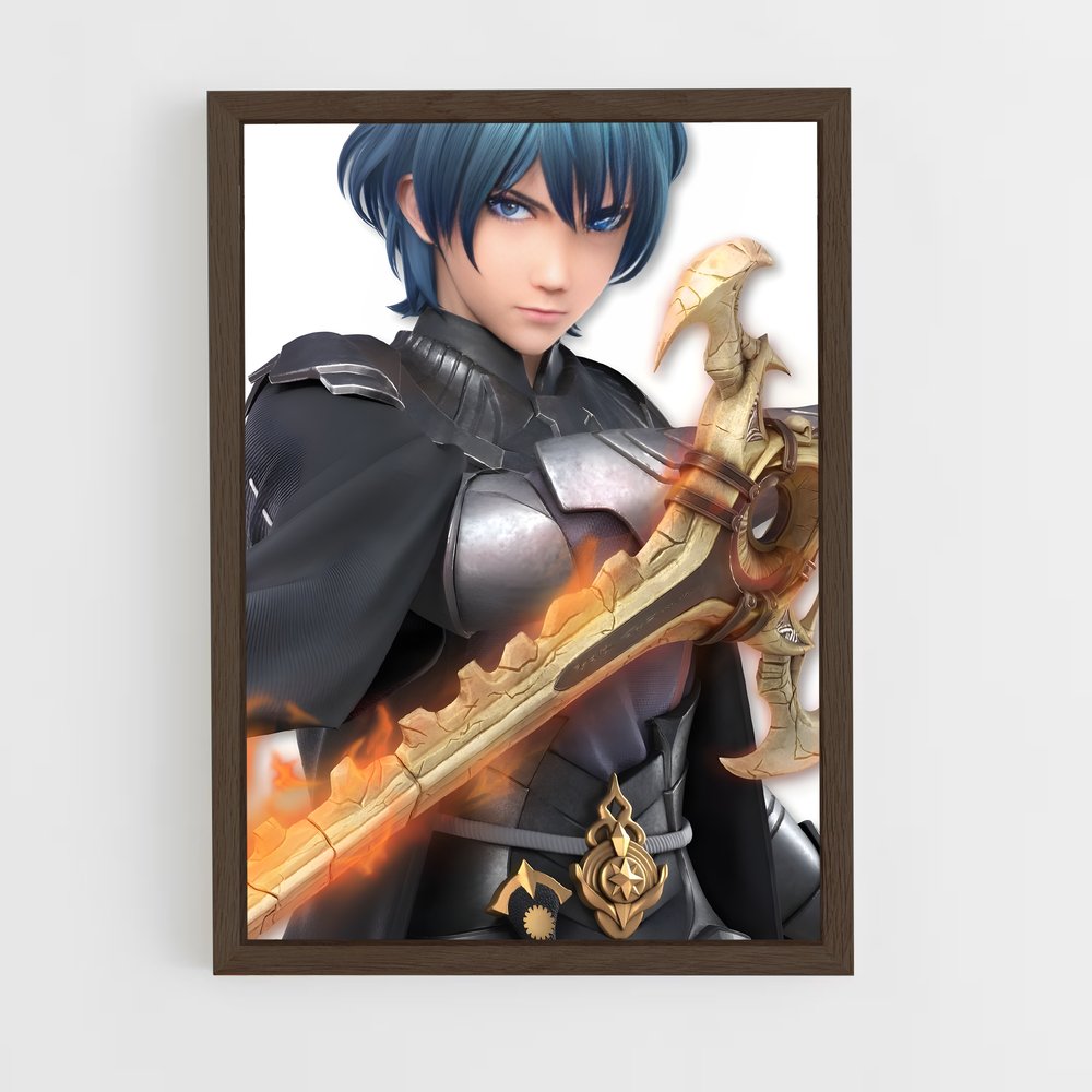 Poster Byleth, Héros des Élus – affiche Super Smash Bros (vue 5)