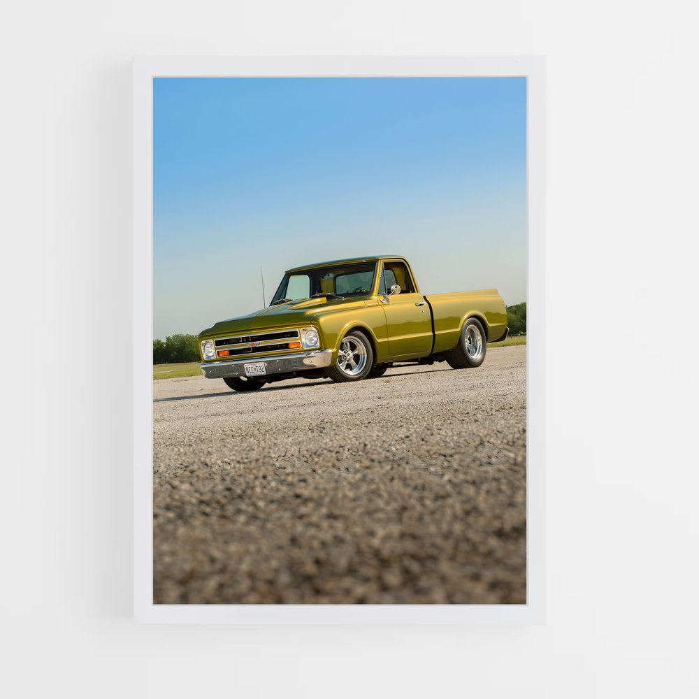 Poster routes scène – affiche Chevrolet (vue 3)