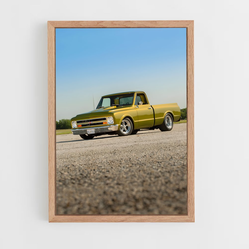 Poster routes scène – affiche Chevrolet (vue 4)