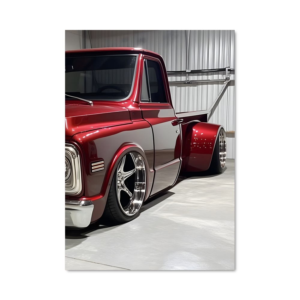 Poster Camion Rouge