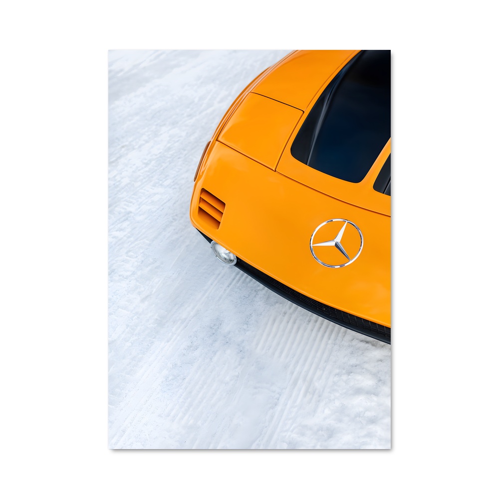 Poster Neige et Vroum – affiche Mercedes