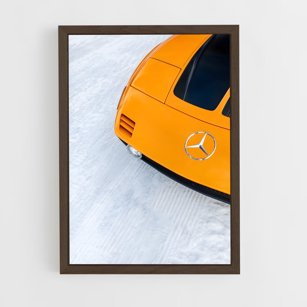 Poster Neige et Vroum – affiche Mercedes (vue 5)
