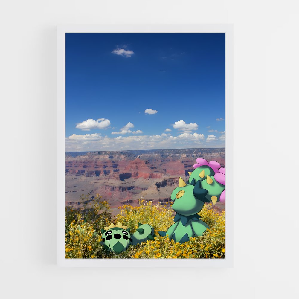 Poster Cacnea Adventures – affiche Pokemon (vue 3)