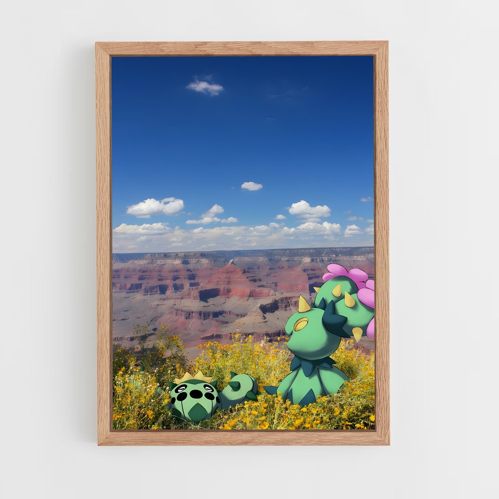 Poster Cacnea Adventures – affiche Pokemon (vue 4)