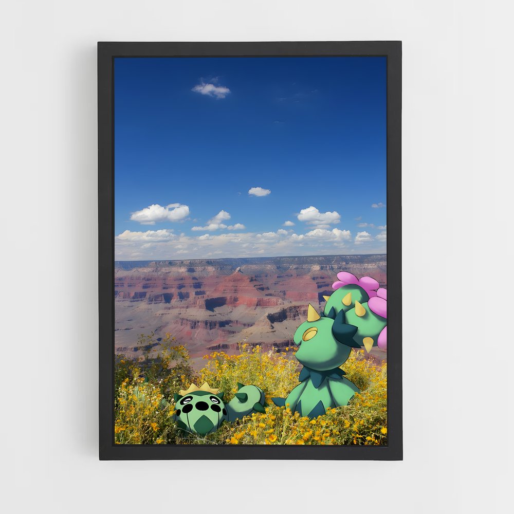 Poster Cacnea Adventures – affiche Pokemon (vue 2)