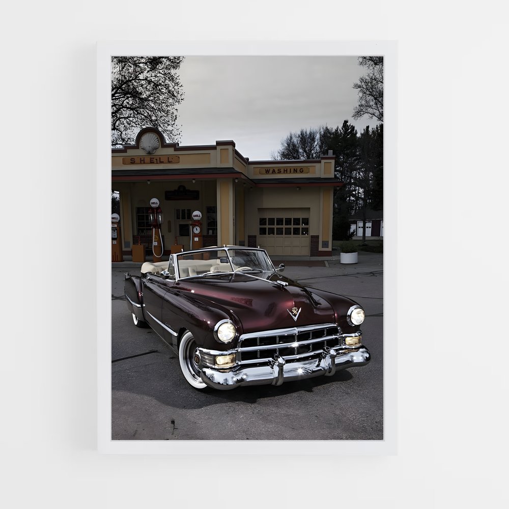 Poster Route 66 Dream – affiche Cadillac (vue 3)