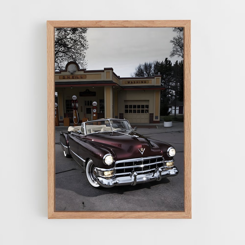 Poster Route 66 Dream – affiche Cadillac (vue 4)