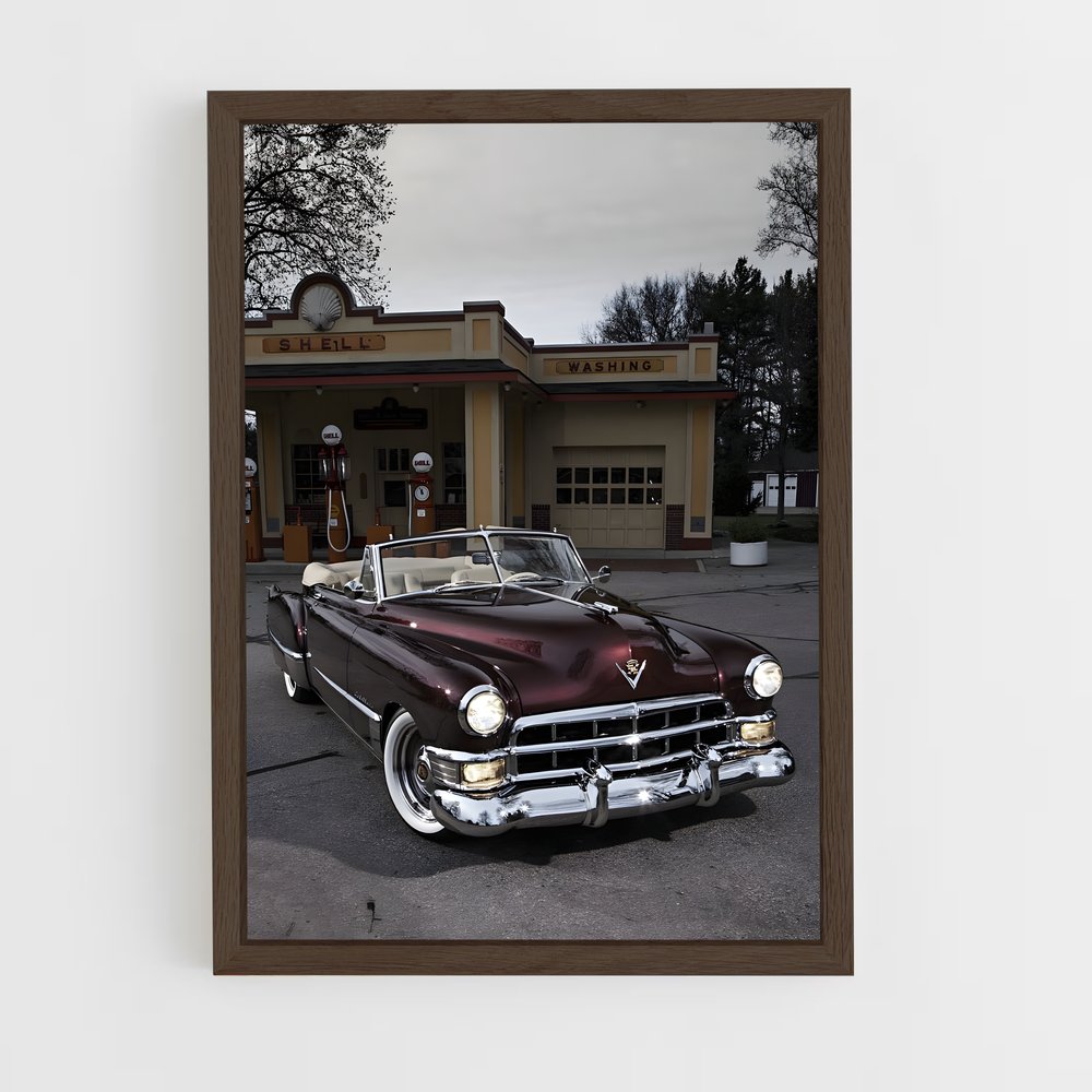 Poster Route 66 Dream – affiche Cadillac (vue 5)
