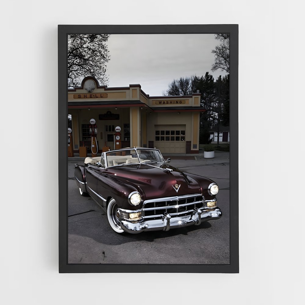 Poster Route 66 Dream – affiche Cadillac (vue 2)
