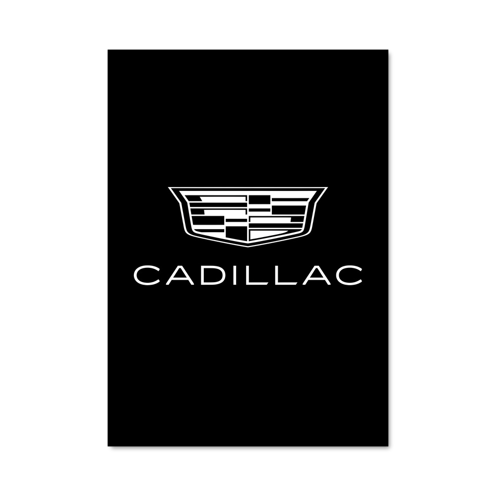 Poster Cadillac Noir et Blanc