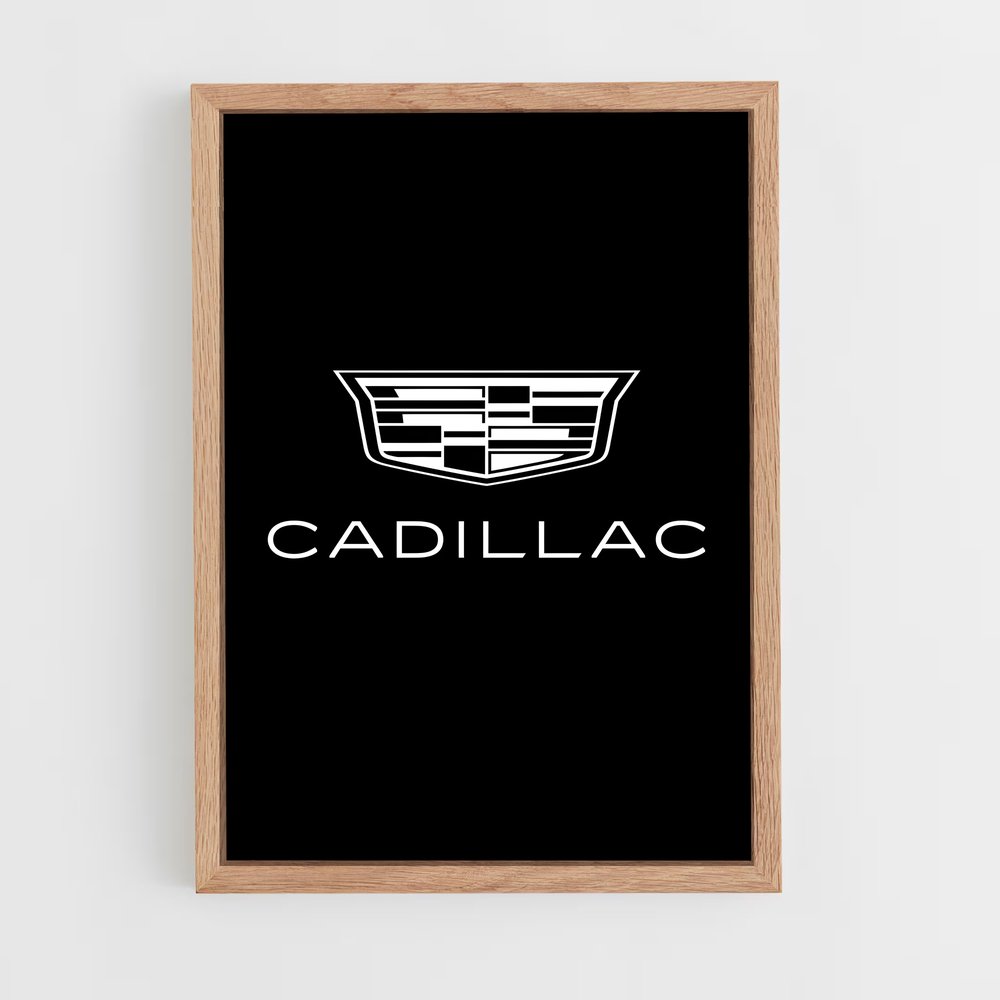 Poster Cadillac Noir et Blanc (vue 4)
