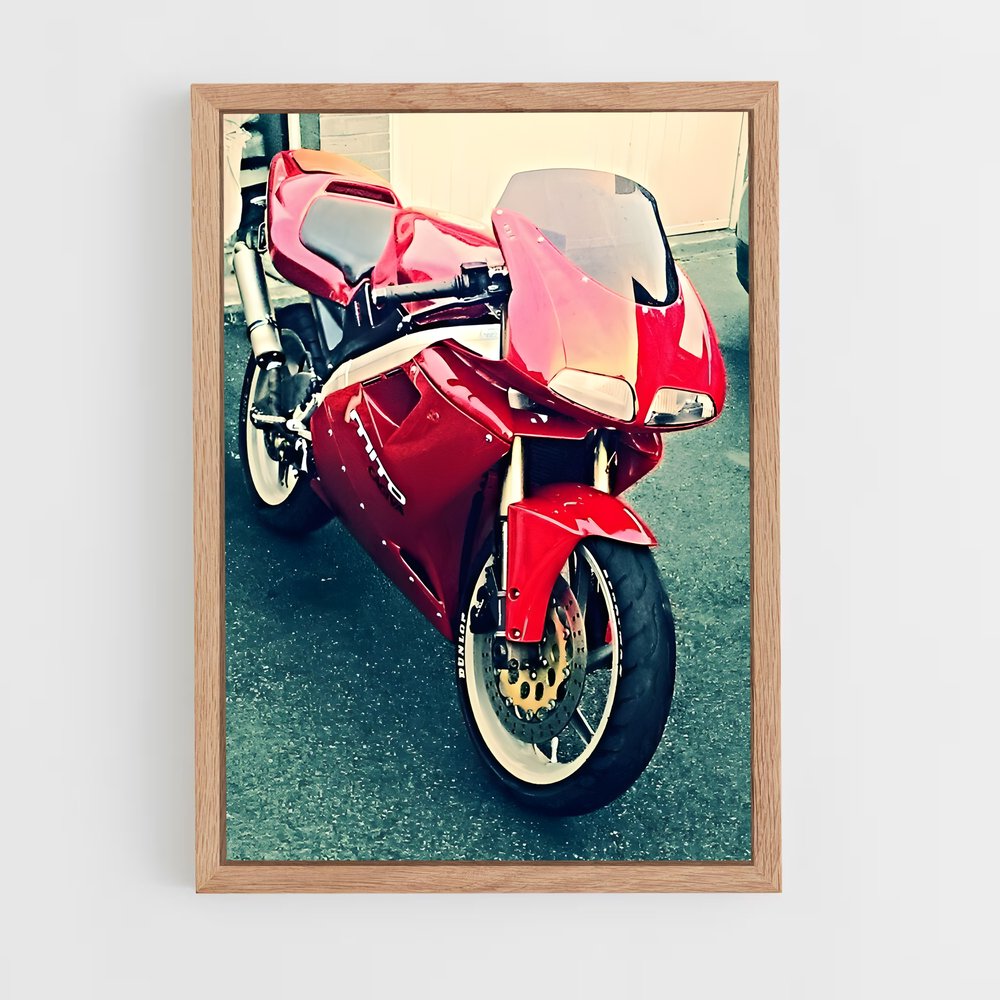 Poster Cagiva Rouge (vue 4)