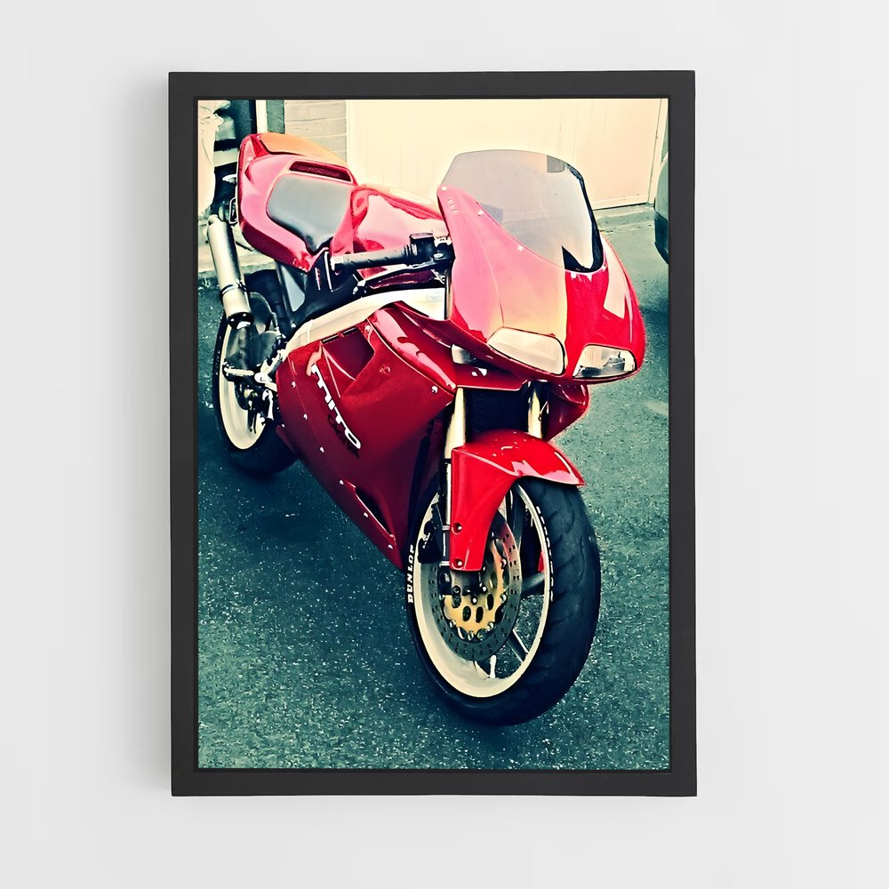 Poster Cagiva Rouge (vue 2)