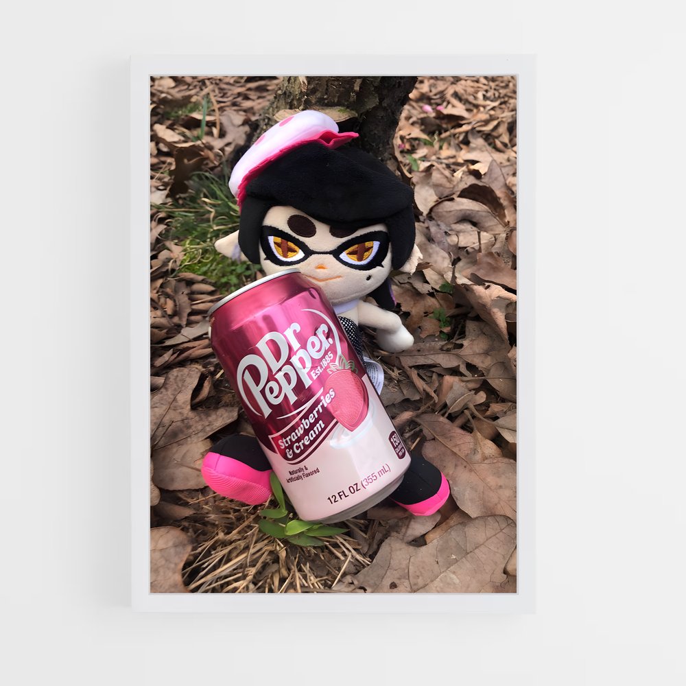 Poster Callie en Mode Chic – affiche Splatoon (vue 3)