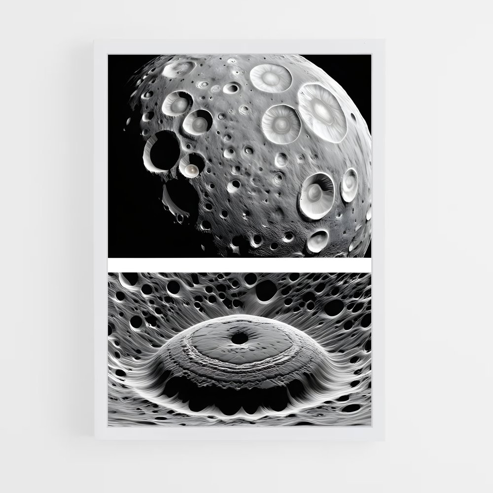 Poster Callisto Éclatant – affiche Système solaire (vue 3)