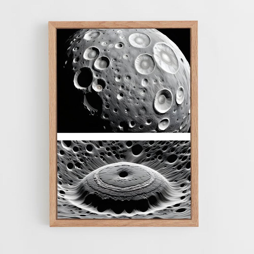 Poster Callisto Éclatant – affiche Système solaire (vue 4)