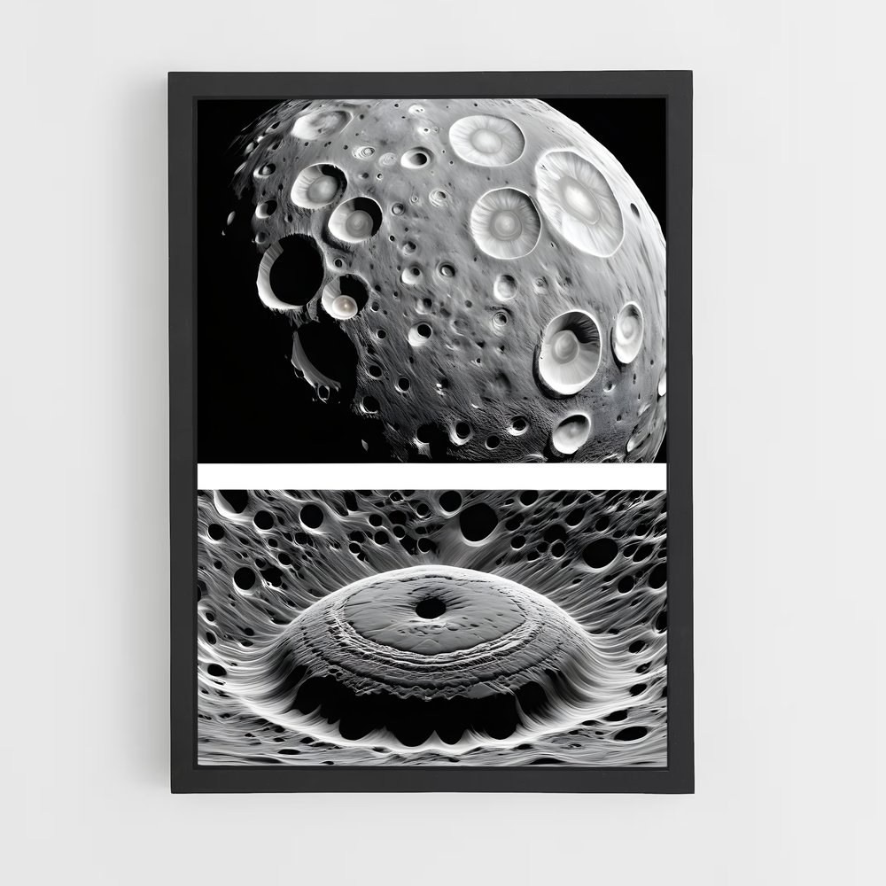 Poster Callisto Éclatant – affiche Système solaire (vue 2)