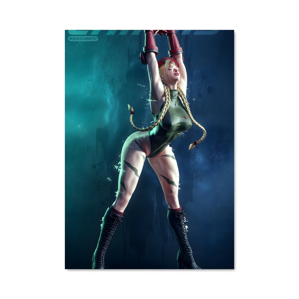 Poster Cammy Strike – affiche Street Fighter