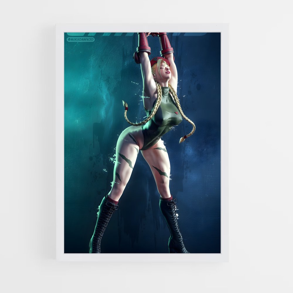 Poster Cammy Strike – affiche Street Fighter (vue 3)