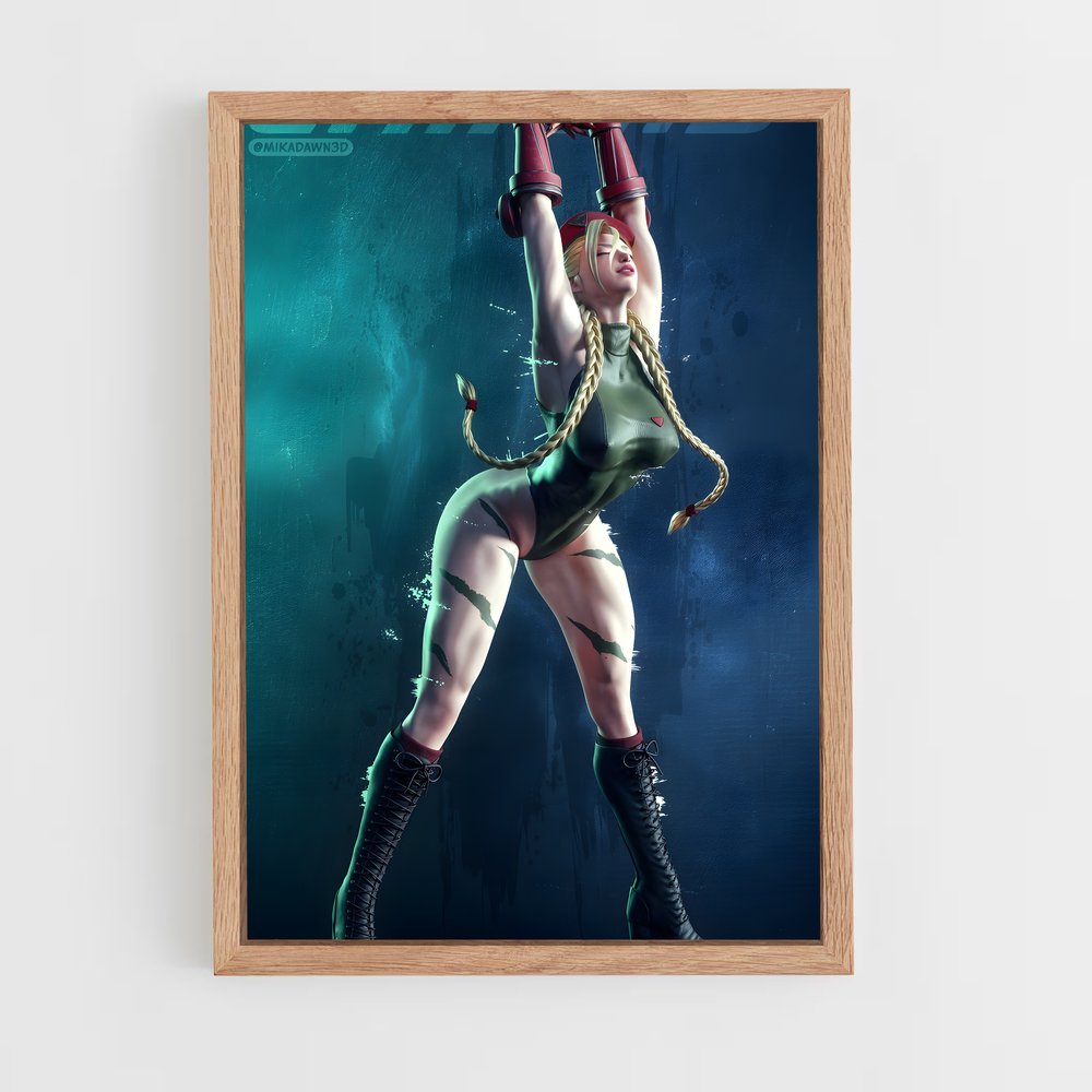 Poster Cammy Strike – affiche Street Fighter (vue 4)