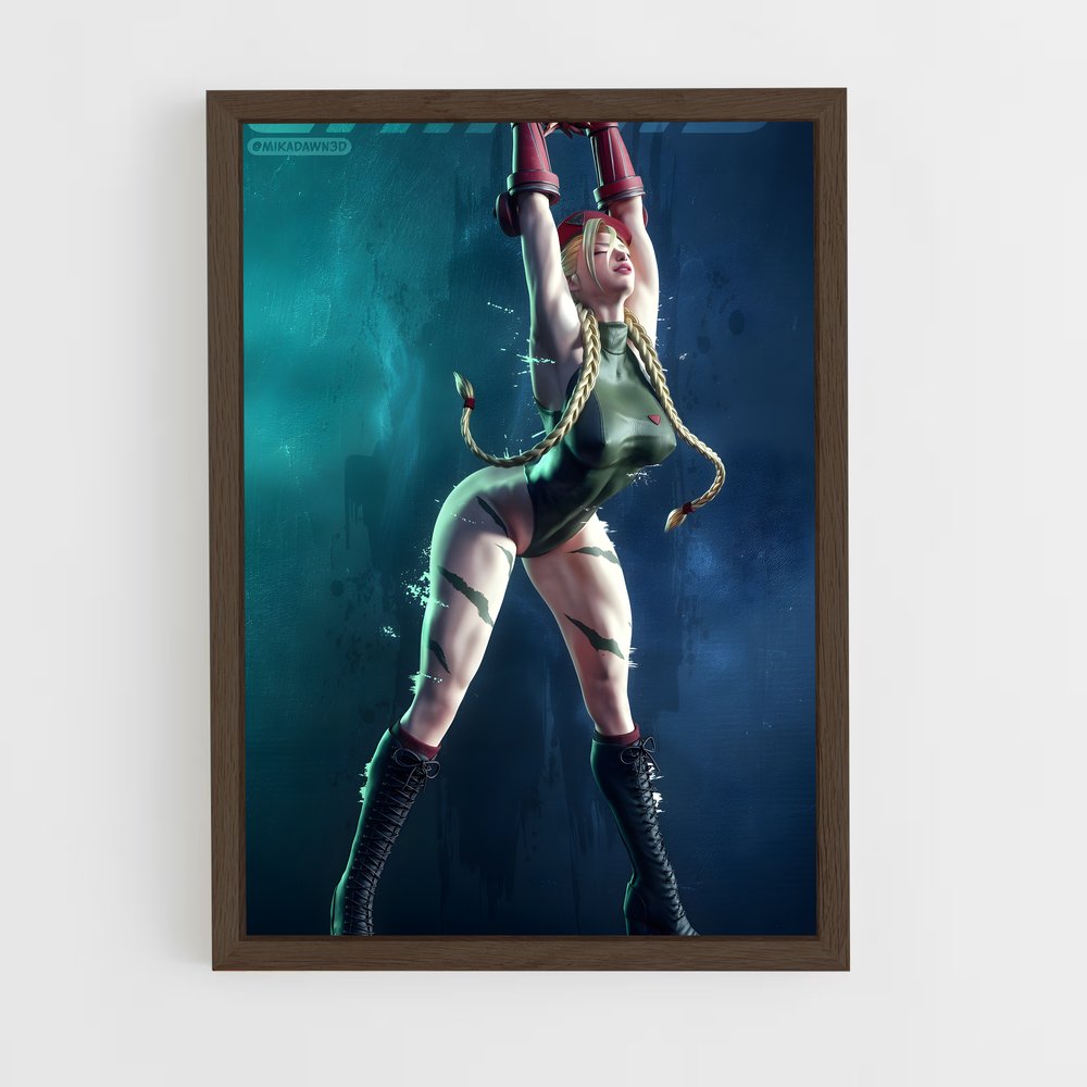 Poster Cammy Strike – affiche Street Fighter (vue 5)