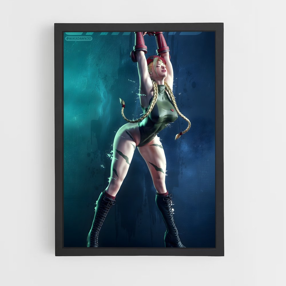 Poster Cammy Strike – affiche Street Fighter (vue 2)