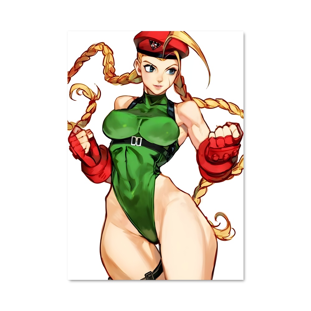 Poster Cammy en Action – affiche Street Fighter