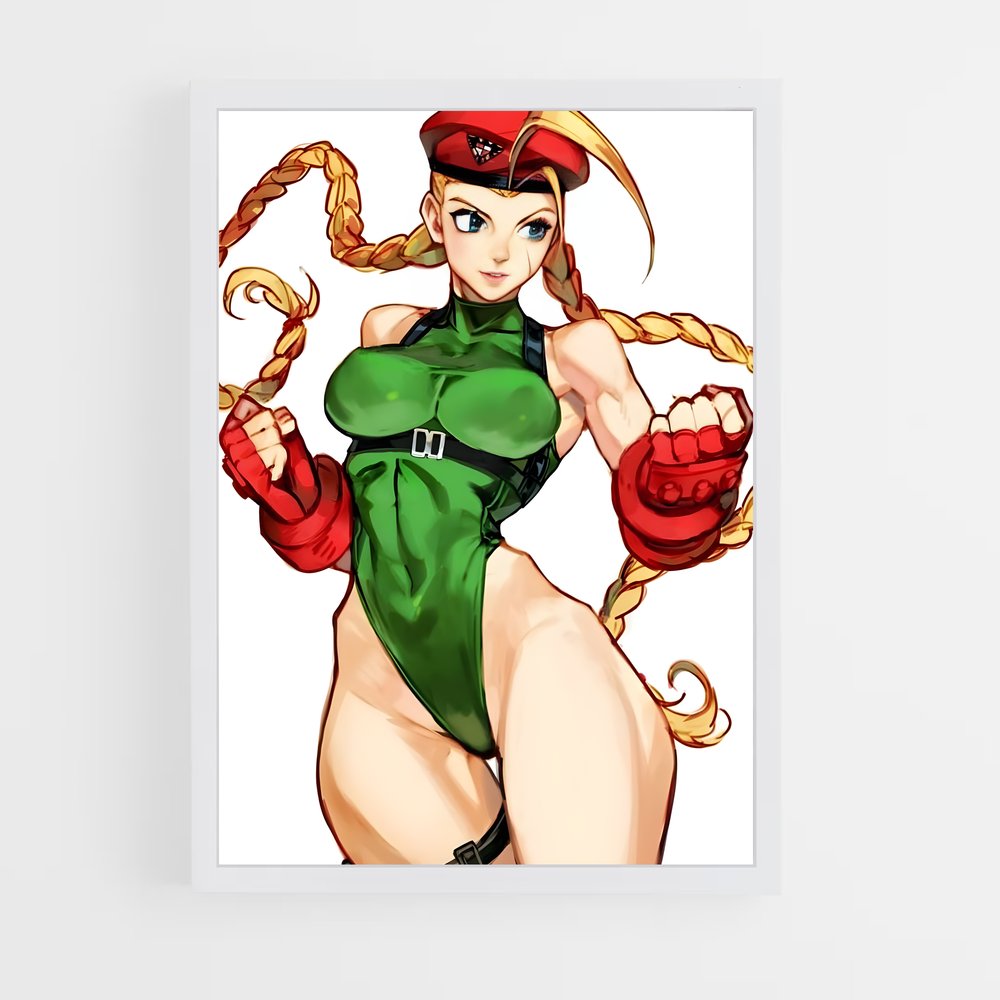 Poster Cammy en Action – affiche Street Fighter (vue 3)