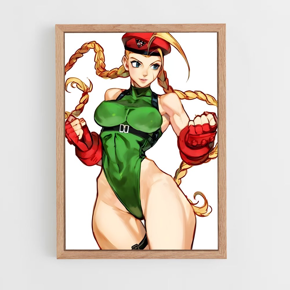 Poster Cammy en Action – affiche Street Fighter (vue 4)