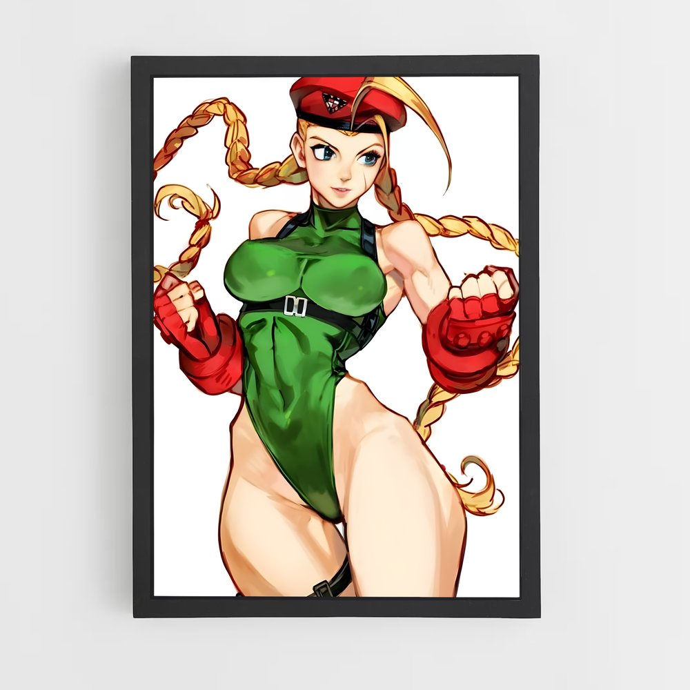 Poster Cammy en Action – affiche Street Fighter (vue 2)