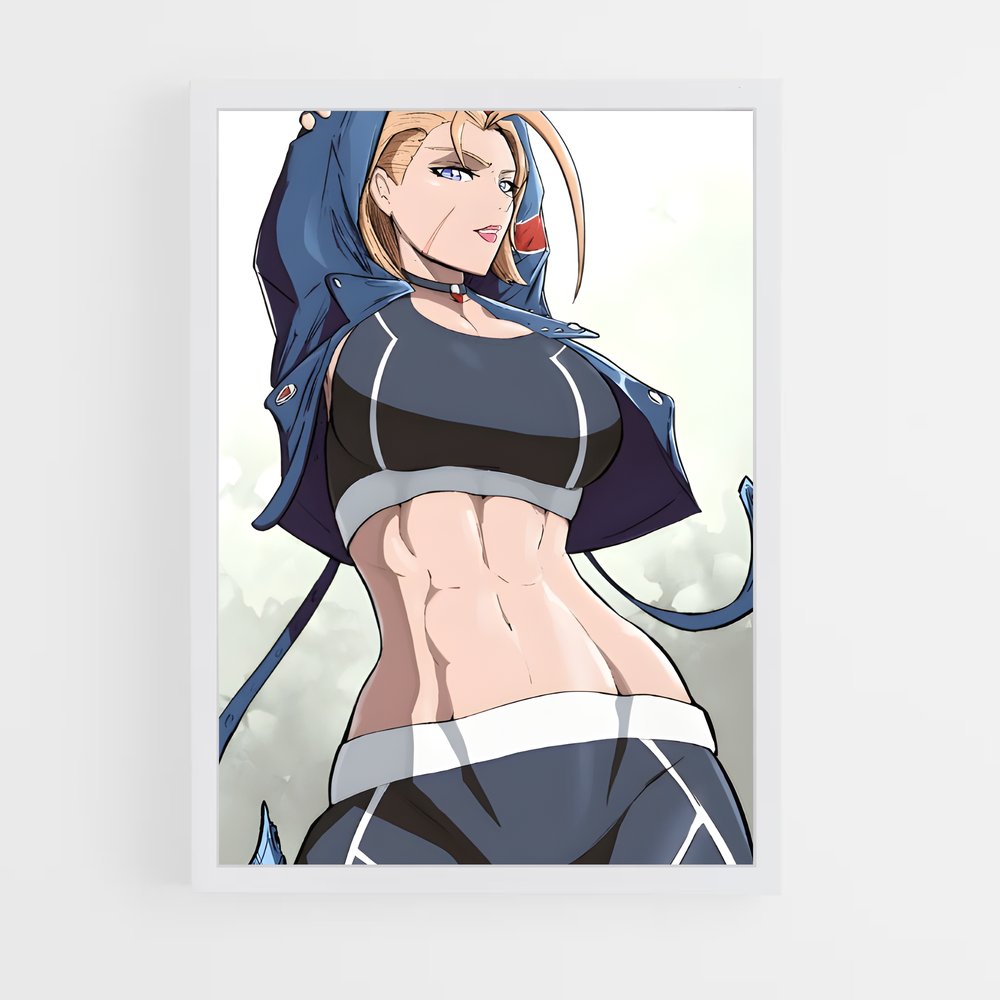 Poster Cammy Blue – affiche Street Fighter (vue 3)