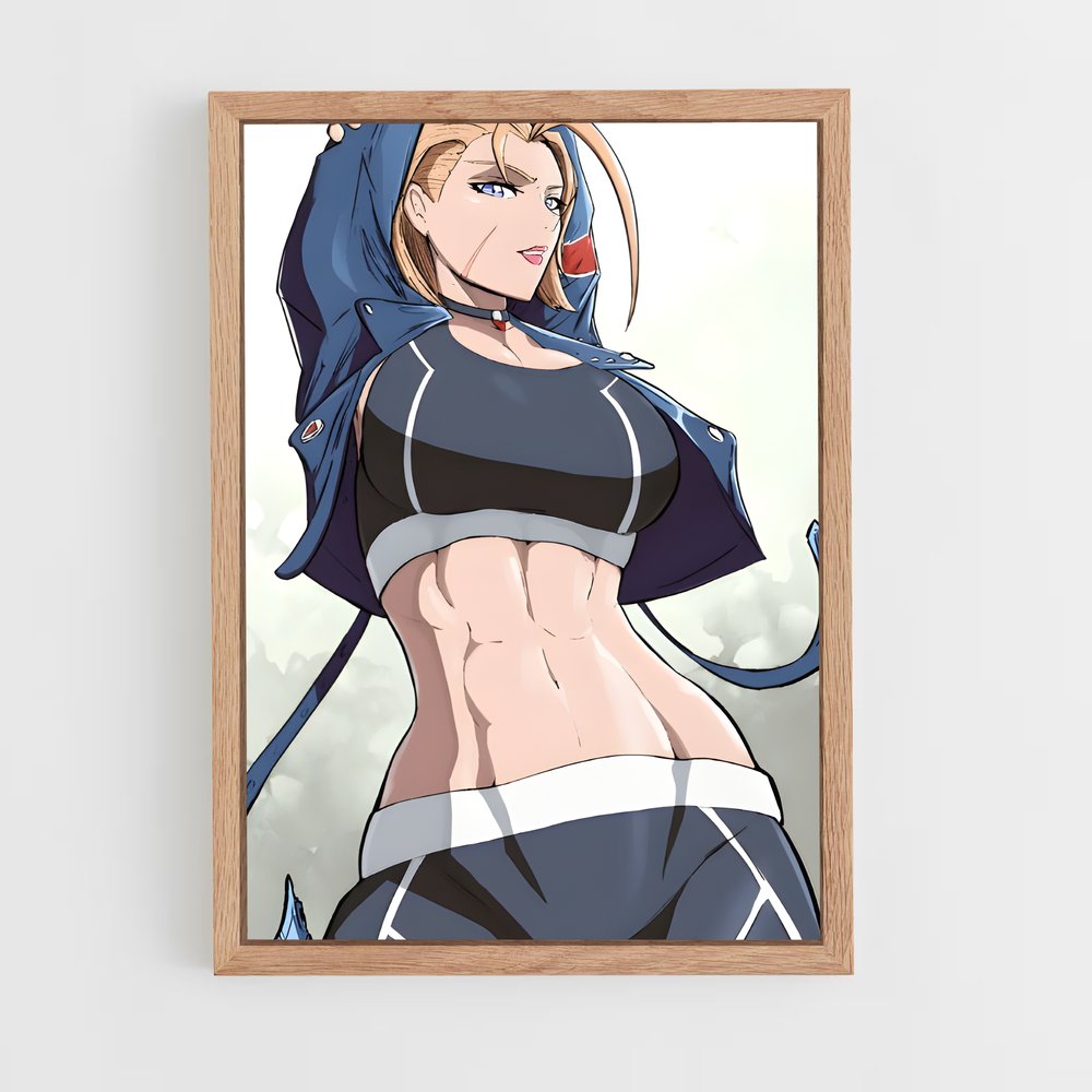 Poster Cammy Blue – affiche Street Fighter (vue 4)