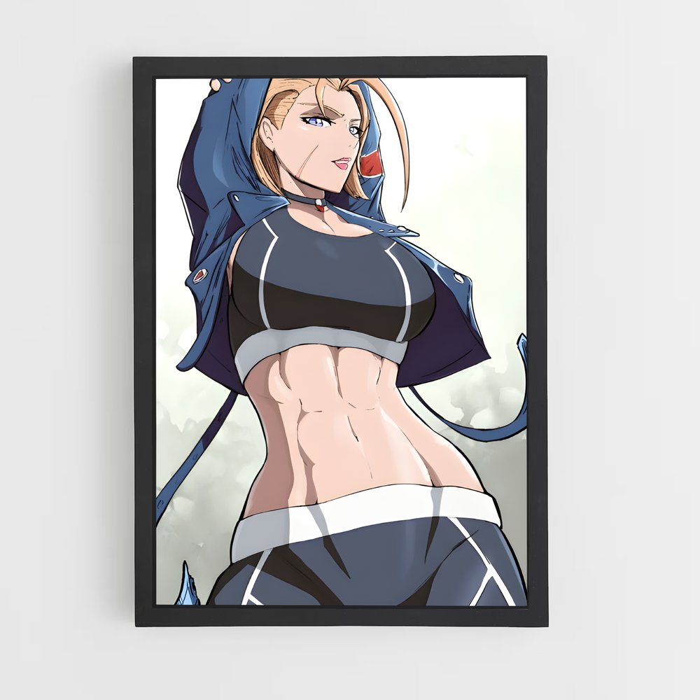 Poster Cammy Blue – affiche Street Fighter (vue 2)