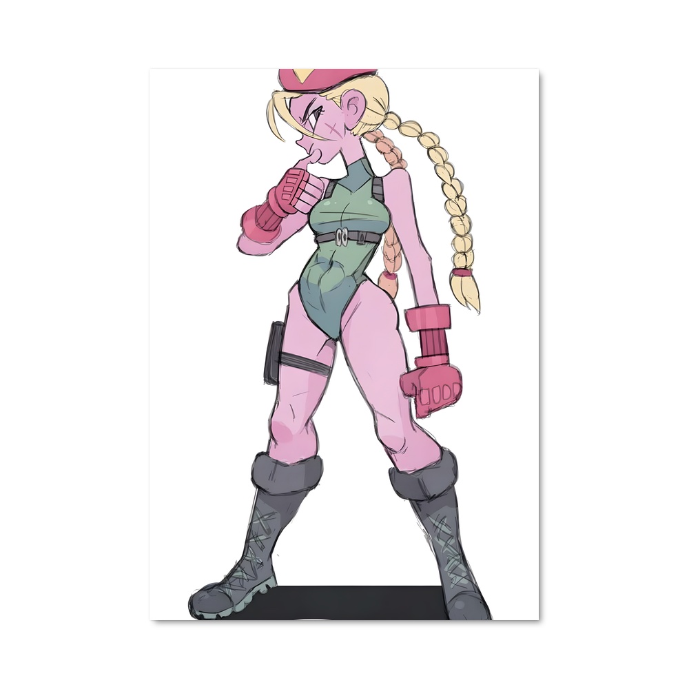 Poster Cammy Fighter – affiche Street Fighter
