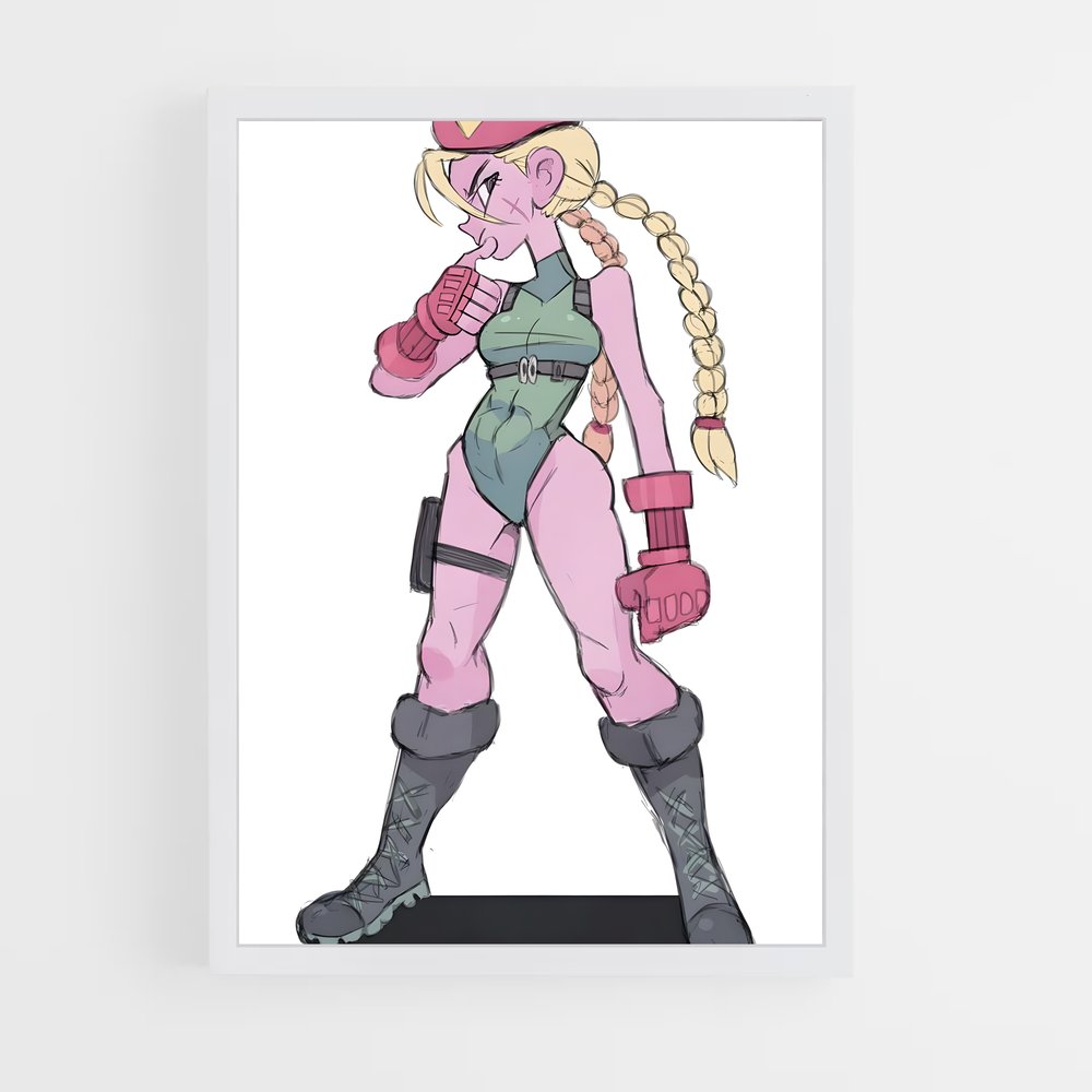 Poster Cammy Fighter – affiche Street Fighter (vue 3)