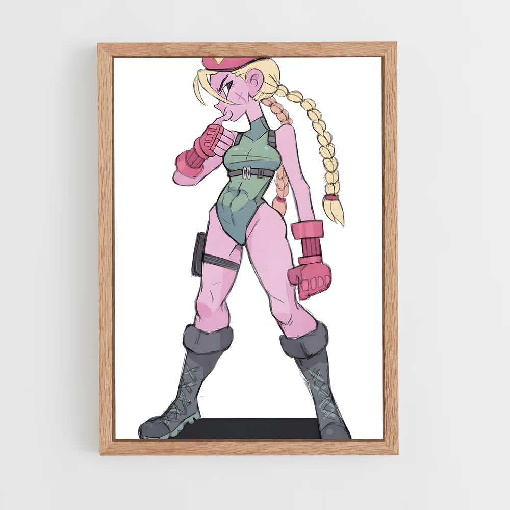 Poster Cammy Fighter – affiche Street Fighter (vue 4)